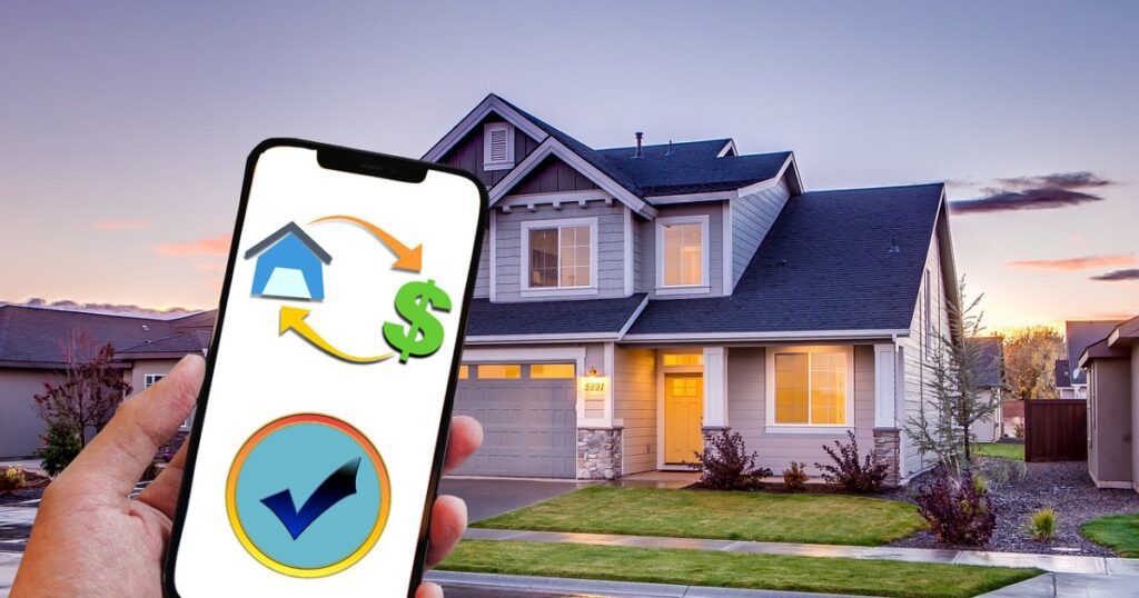 Celular com aplicativo de banco aberto ao lado de documentos, em transferência por Pix