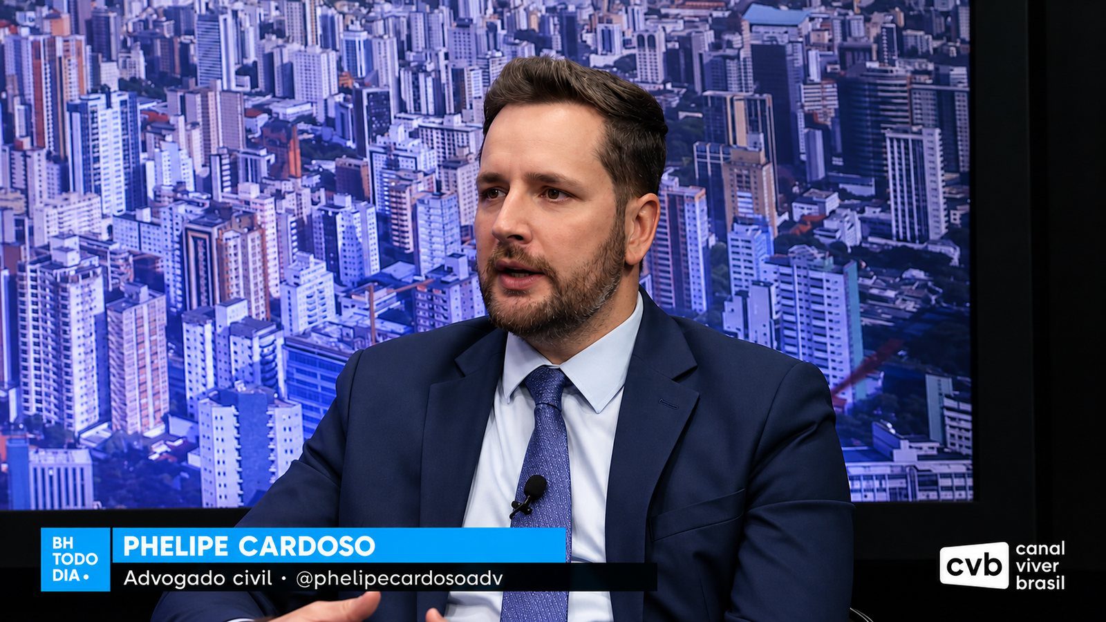 Phelipe Cardoso no programa BH Todo Dia, Canal Viver Brasil