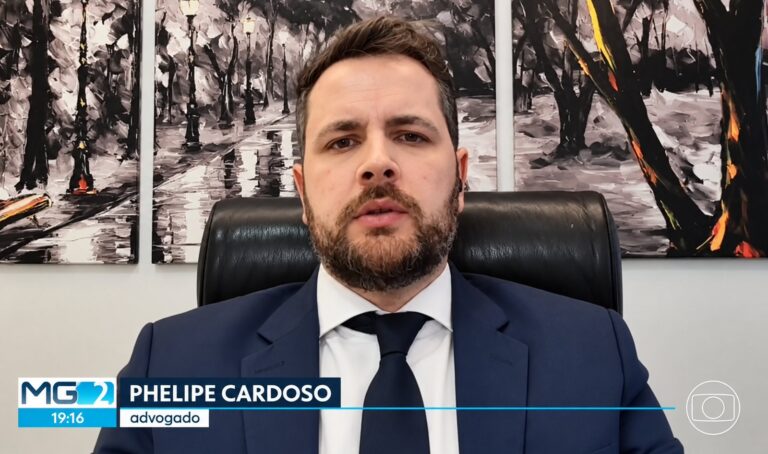 Phelipe Cardoso durante entrevista ao MGTV, da TV Globo
